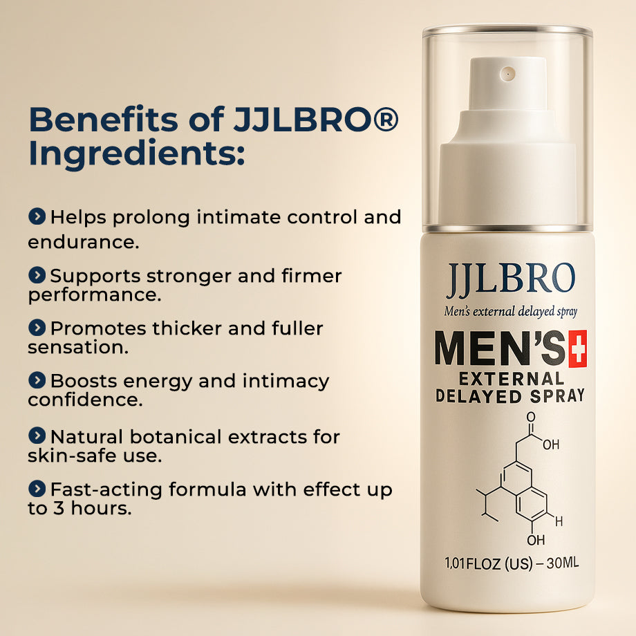 JJLBRO MEN'S SPRAY: More Firmness and More Control