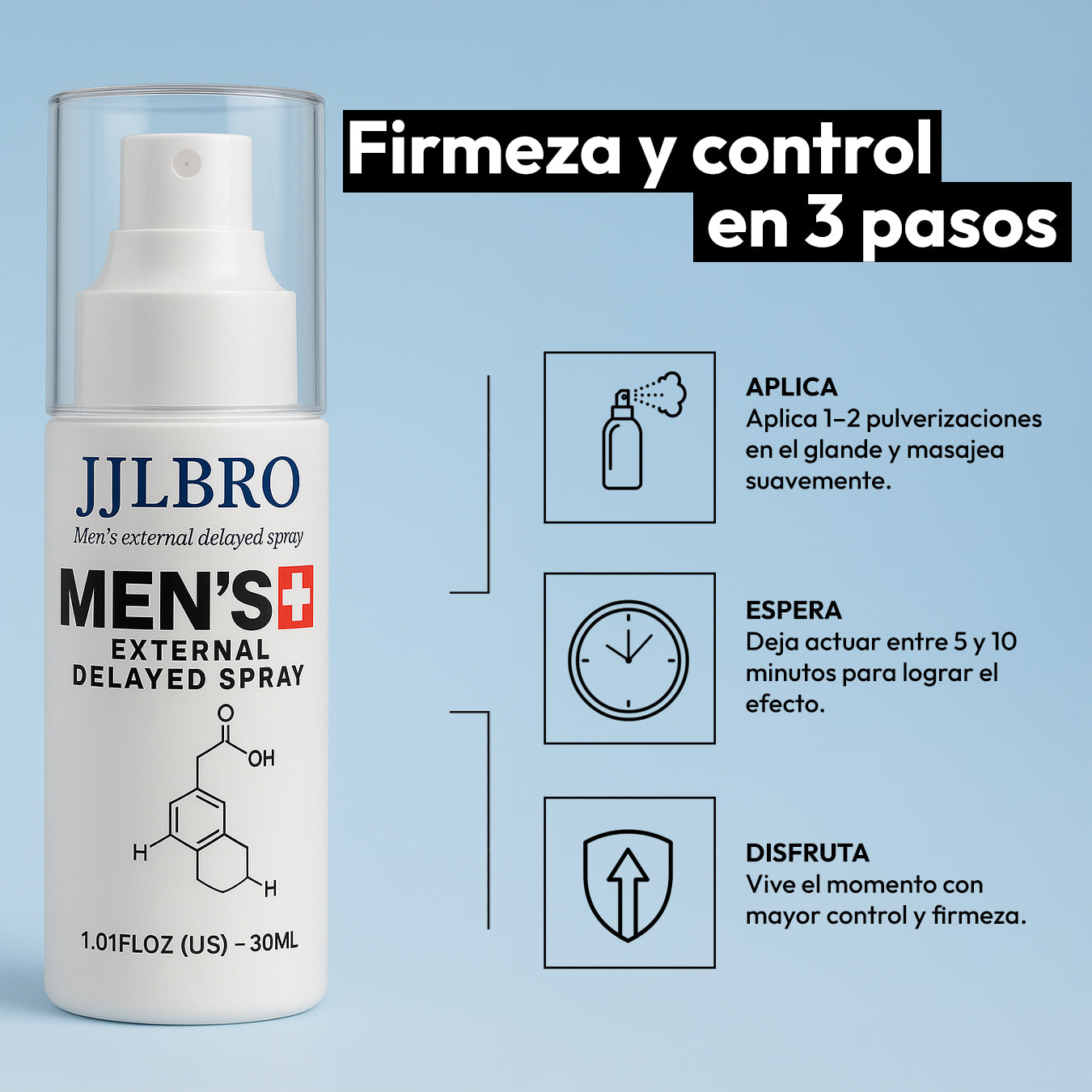 JJLBRO MEN'S SPRAY: Más Firmeza y más Control