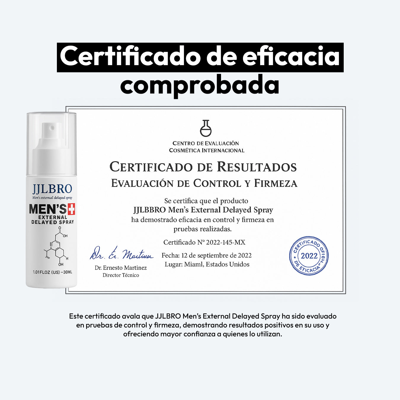 JJLBRO MEN'S SPRAY: Más Firmeza y más Control
